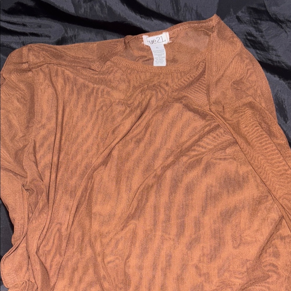 Rue21 Brown Long Sleeve Top
